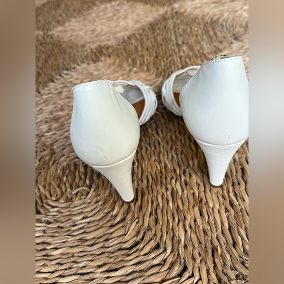 Sezane Hortense High Sandals White Women's Heels - Picture 6 of 15